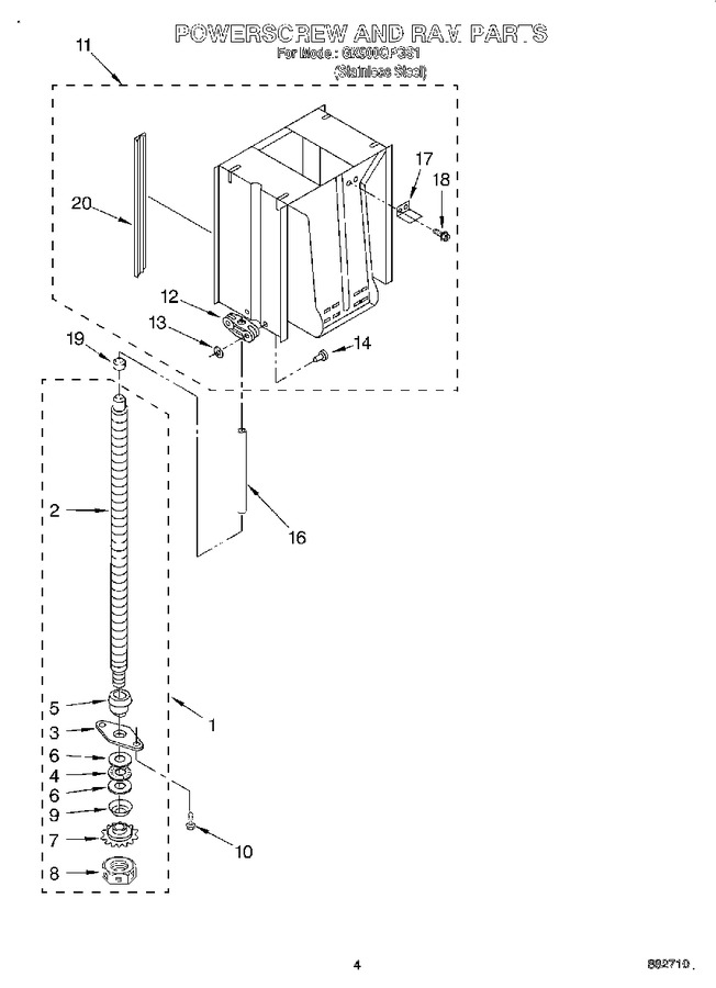 Diagram for GX900QPGS1