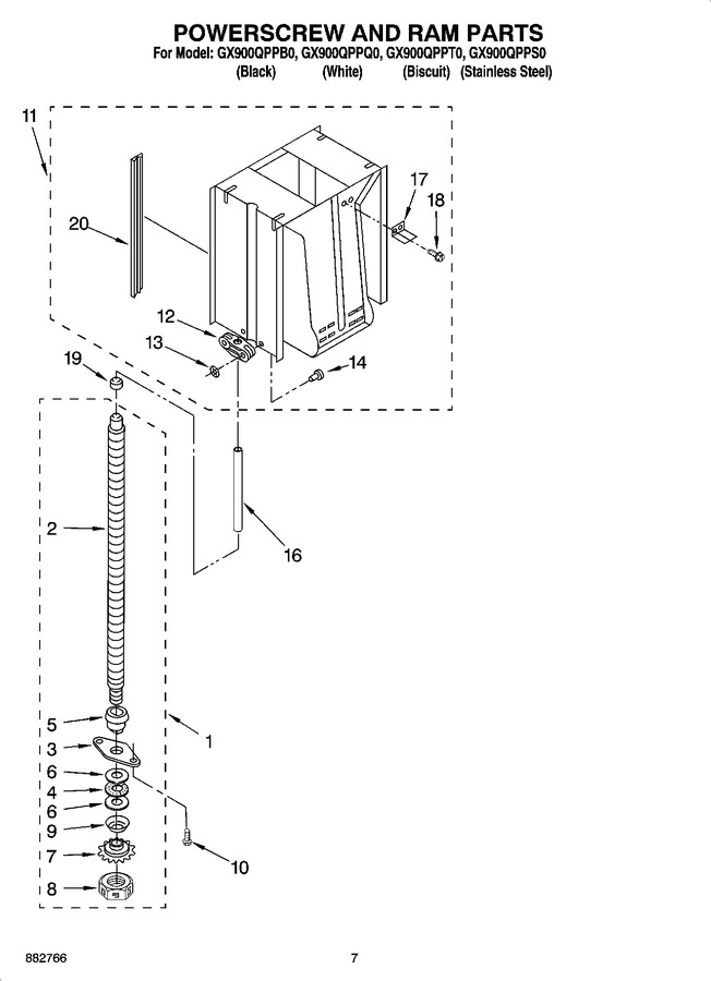 Diagram for GX900QPPS0