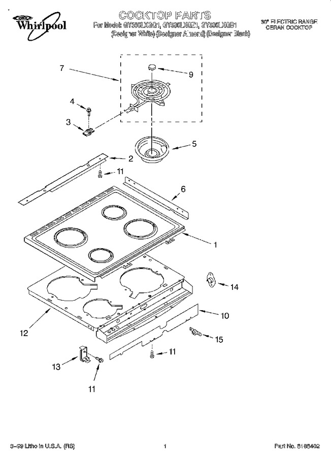 Diagram for GY395LXGB1