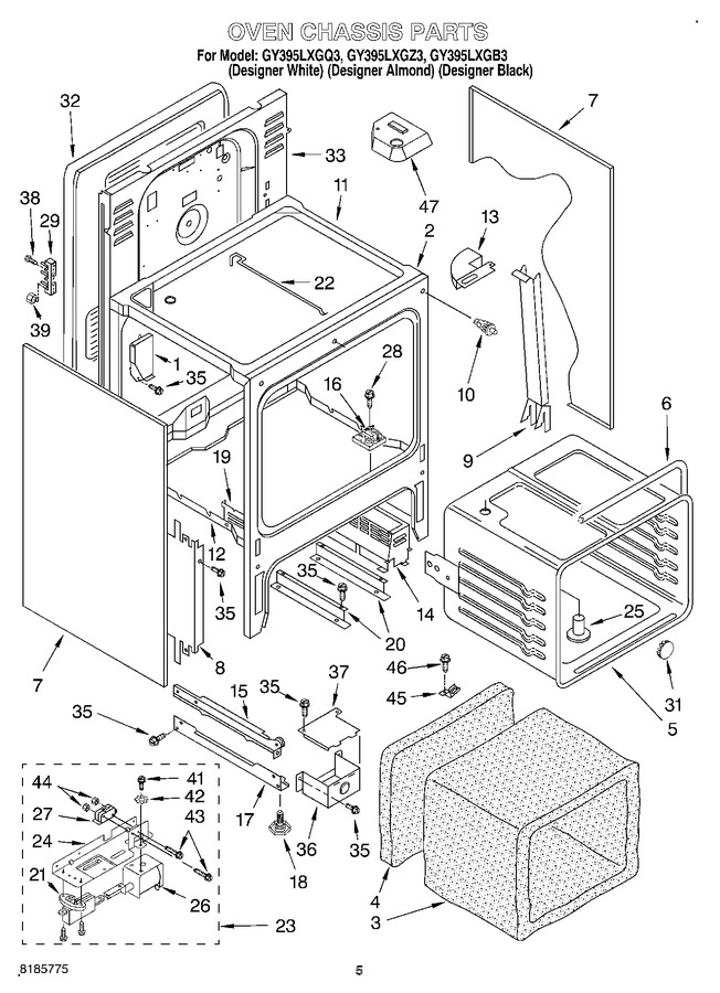 Diagram for GY395LXGZ3
