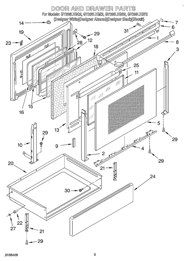 Diagram for GY396LXGQ2