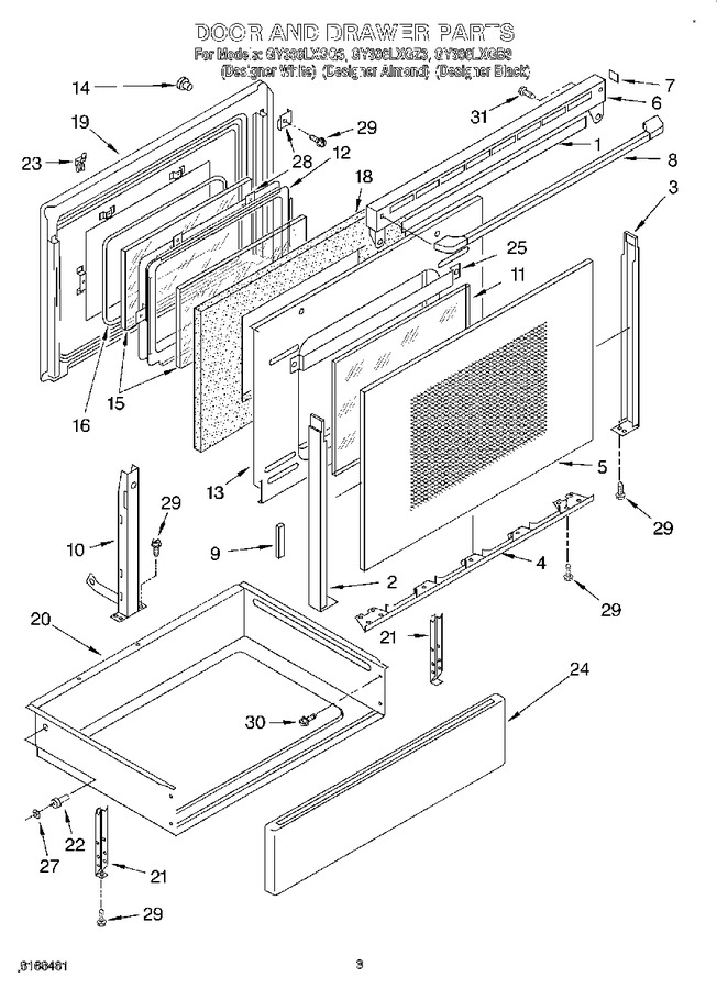 Diagram for GY396LXGB3