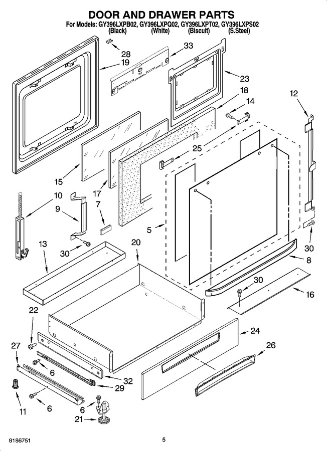 Diagram for GY396LXPQ02