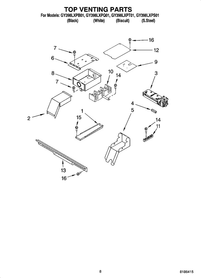 Diagram for GY398LXPB01