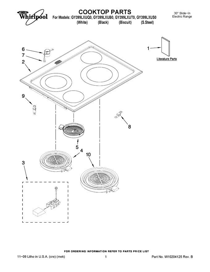 Diagram for GY399LXUT0