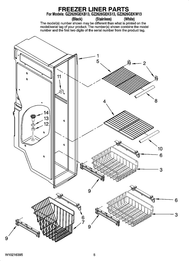 Diagram for GZ2626GEKS13