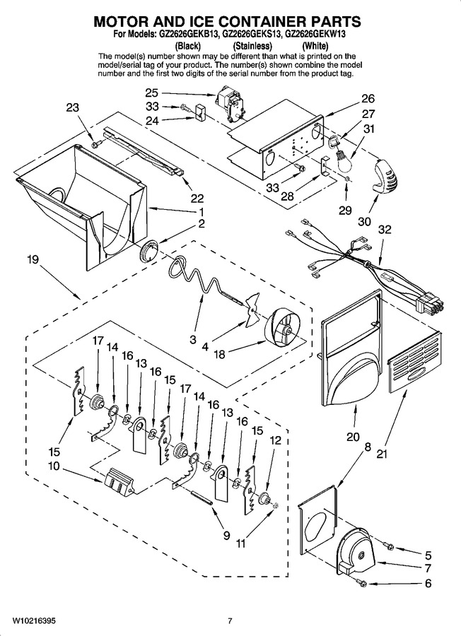Diagram for GZ2626GEKW13