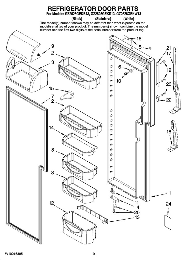 Diagram for GZ2626GEKB13