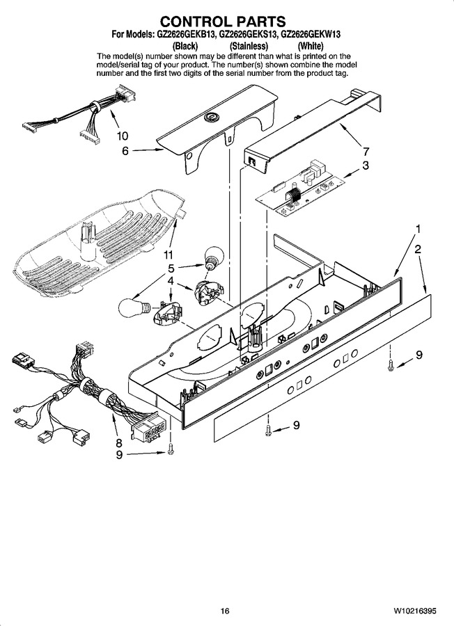 Diagram for GZ2626GEKW13