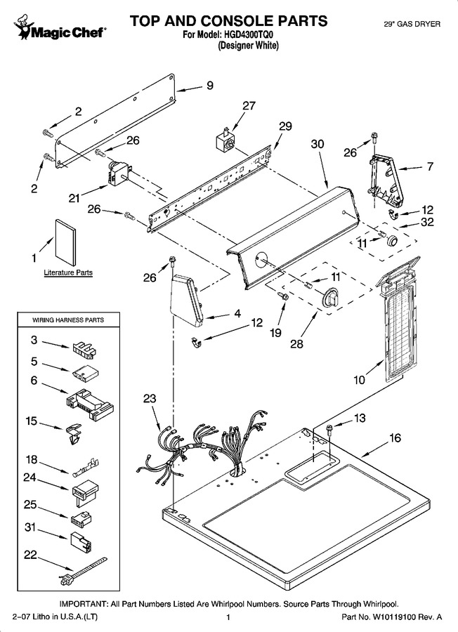 Diagram for HGD4300TQ0