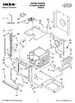 Diagram for 01 - Oven Parts