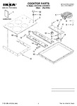 Diagram for 01 - Cooktop Parts, Optional Parts (not Included)