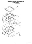 Diagram for 03 - Refrigerator Shelf Parts