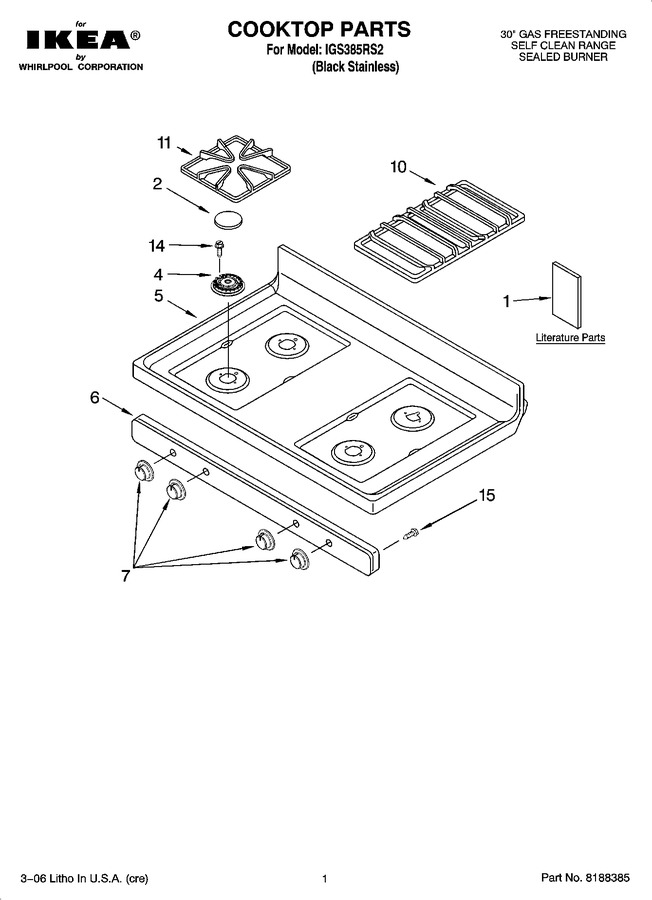 Diagram for IGS385RS2