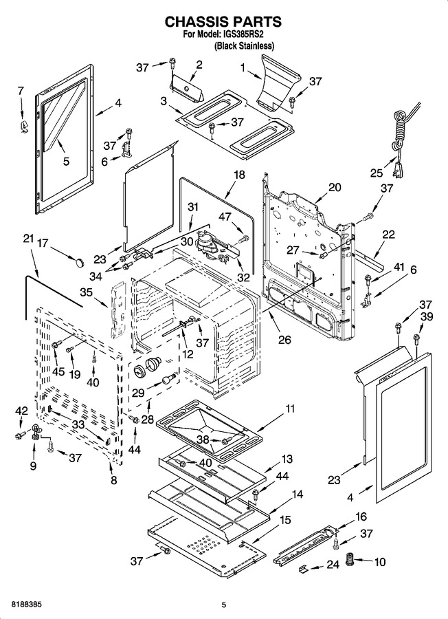 Diagram for IGS385RS2