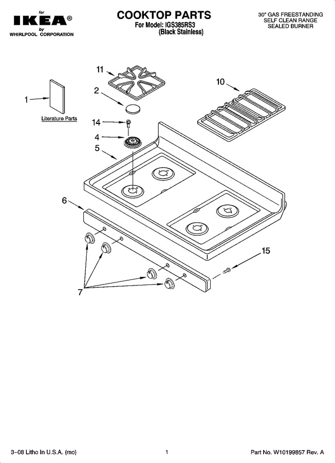 Diagram for IGS385RS3