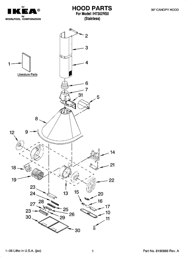 Diagram for IH7302RS0