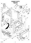 Diagram for 02 - Cabinet Parts