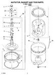 Diagram for 03 - Agitator, Basket And Tub Parts