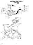 Diagram for 04 - Machine Base Parts