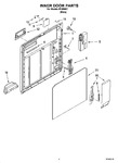 Diagram for 02 - Inner Door Parts