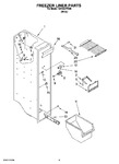 Diagram for 04 - Freezer Liner Parts