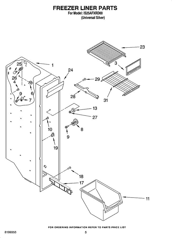 Diagram for IS25AFXRD00