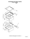 Diagram for 03 - Refrigerator Shelf Parts
