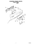 Diagram for 02 - Control Panel Parts