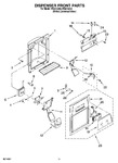 Diagram for 08 - Dispenser Front Parts