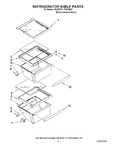 Diagram for 03 - Refrigerator Shelf Parts