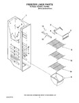 Diagram for 04 - Freezer Liner Parts