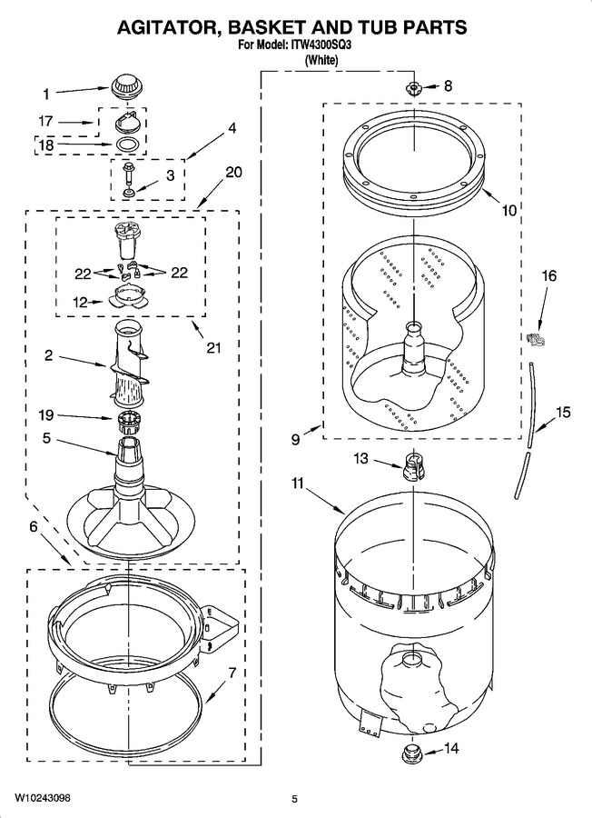 Diagram for ITW4300SQ3