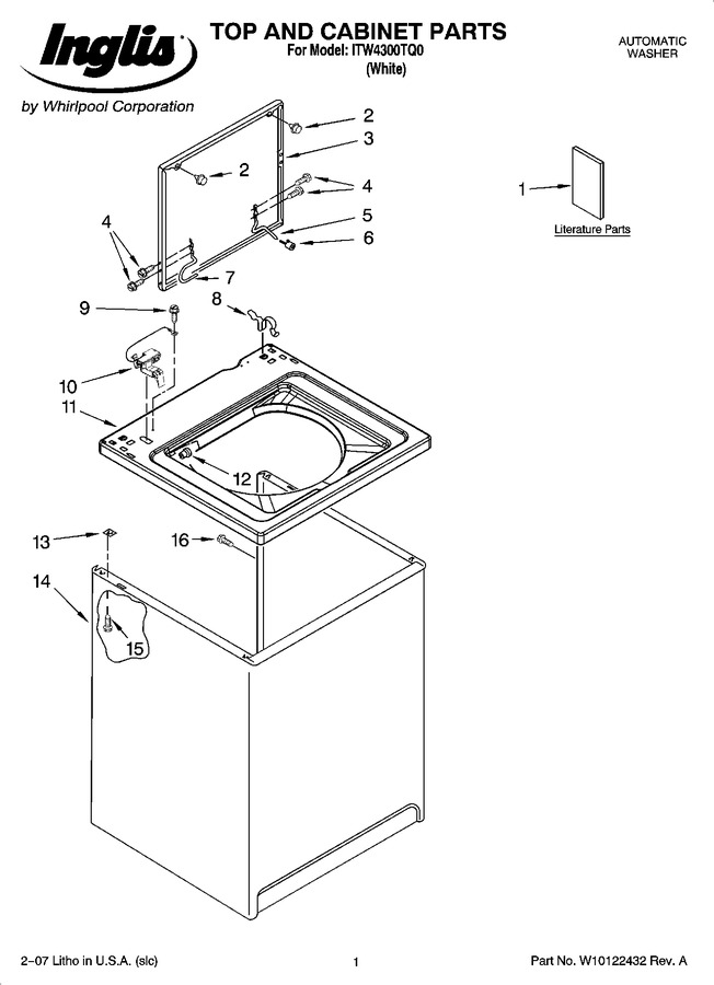 Diagram for ITW4300TQ0