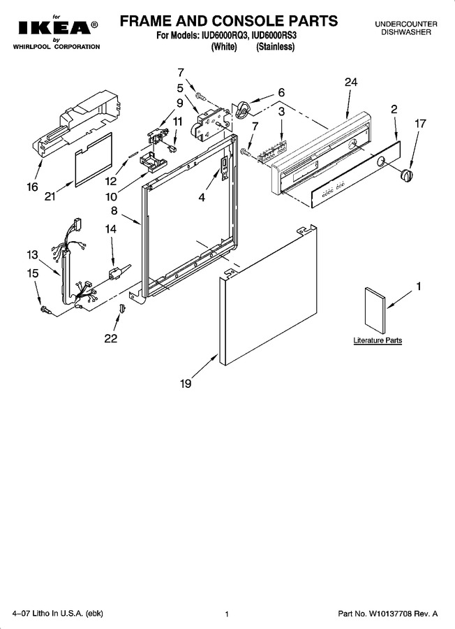 Diagram for IUD6000RS3