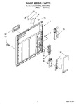 Diagram for 02 - Inner Door Parts