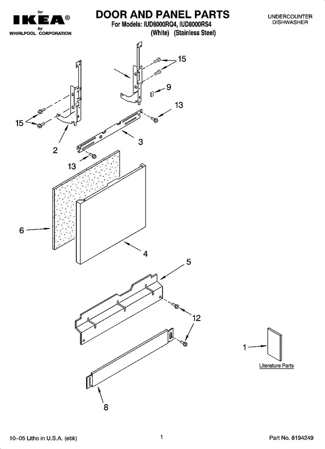 Diagram for IUD8000RS4