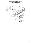 Diagram for 02 - Control Panel Parts