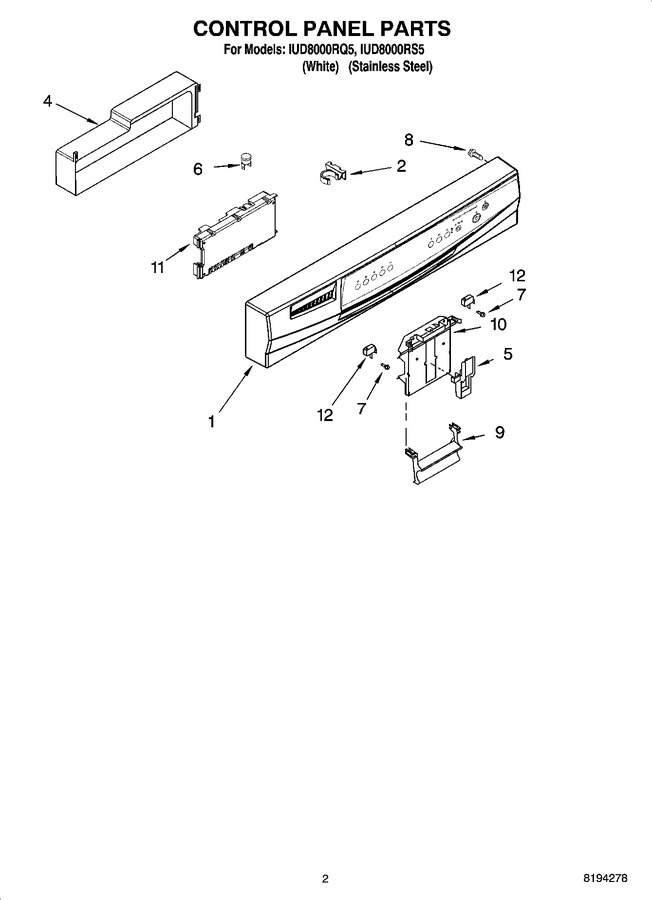 Diagram for IUD8000RS5