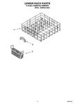 Diagram for 11 - Lower Rack Parts, Optional Parts (not Included)