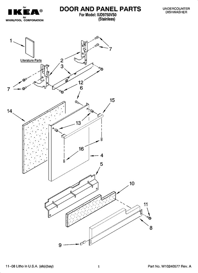 Diagram for IUD9750VS0