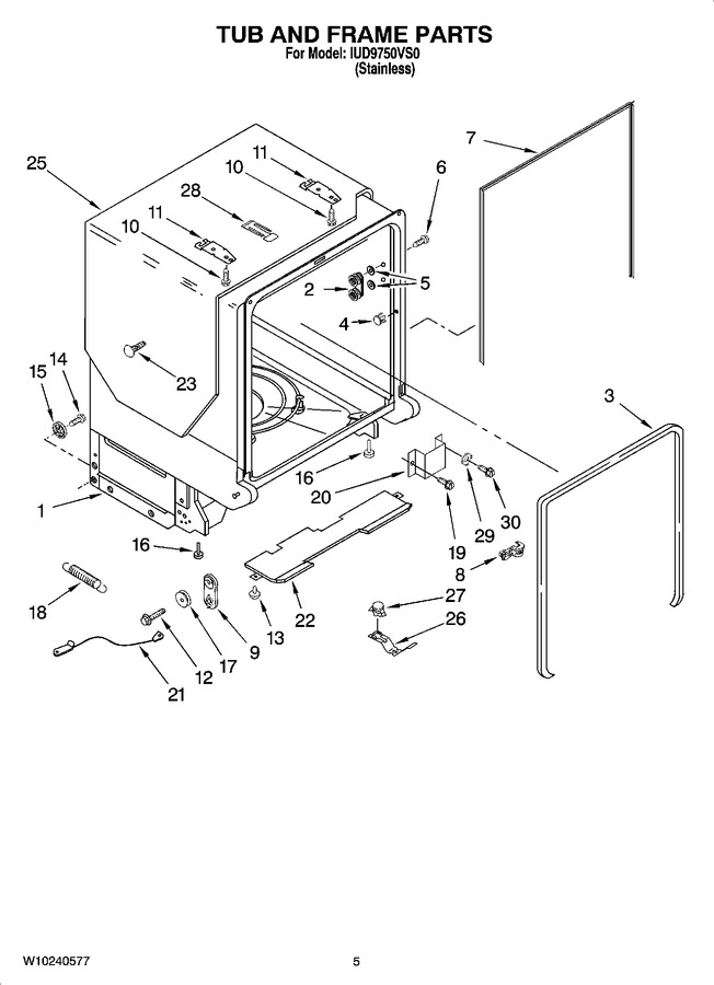 Diagram for IUD9750VS0