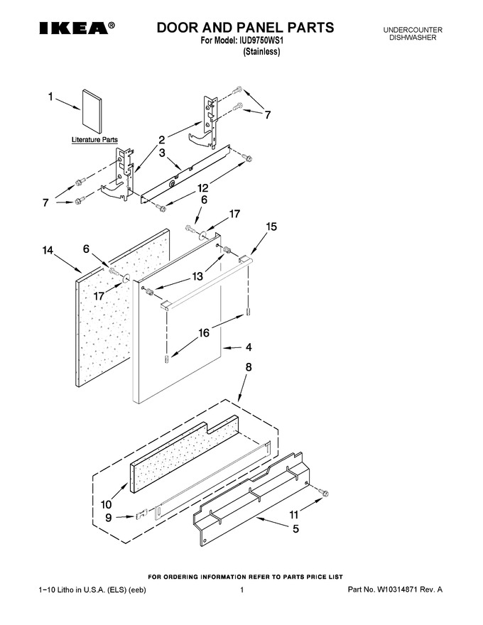 Diagram for IUD9750WS1