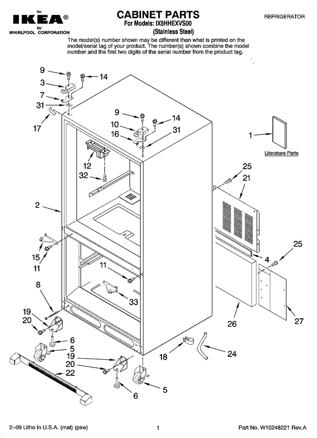 Diagram for IX5HHEXVS00