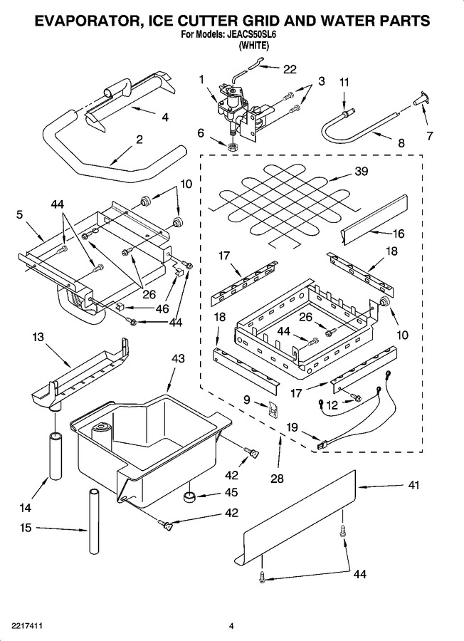 Diagram for JEACS50SL6