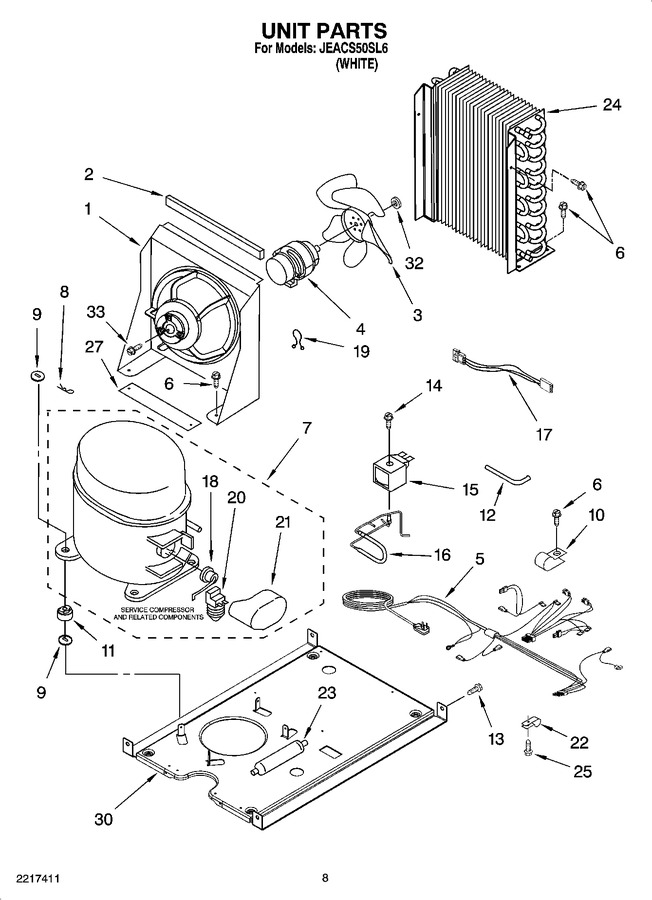 Diagram for JEACS50SL6