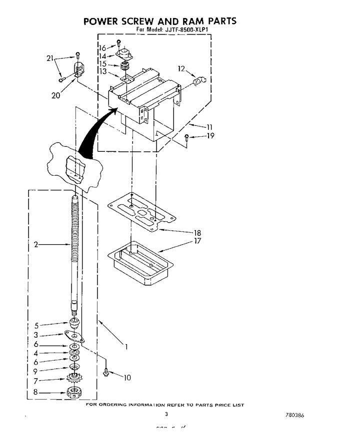Diagram for JJTF8500XLP1