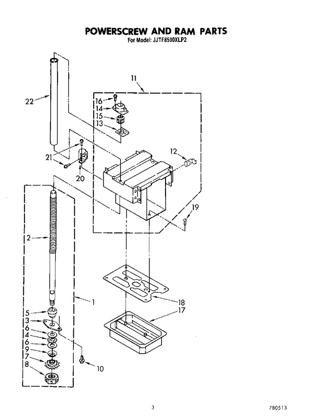 Diagram for JJTF8500XLP2