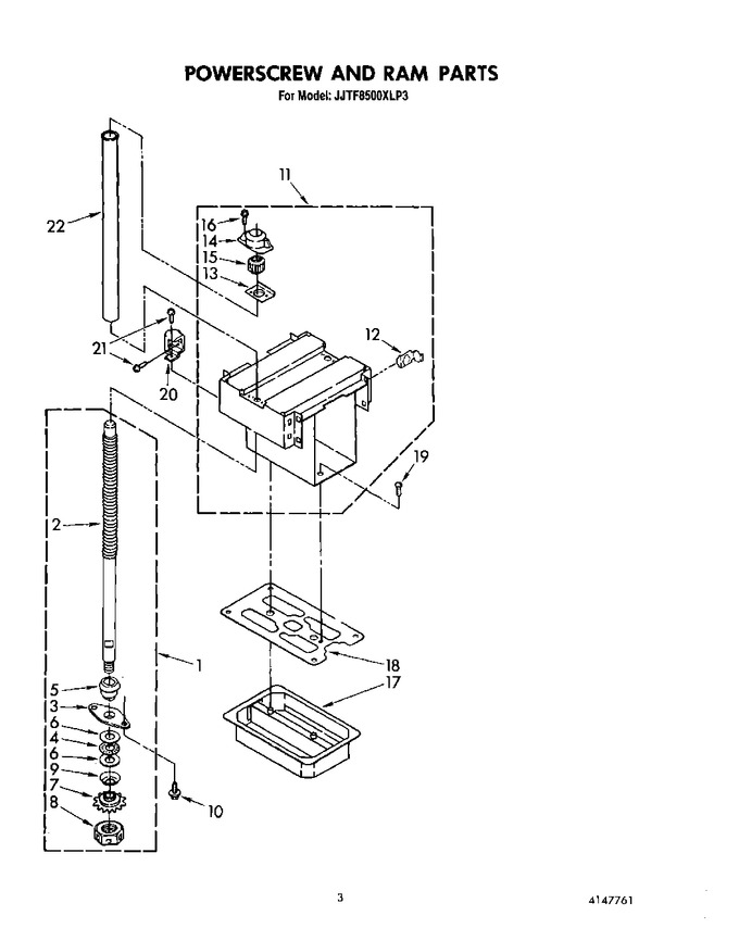 Diagram for JJTF8500XLP3