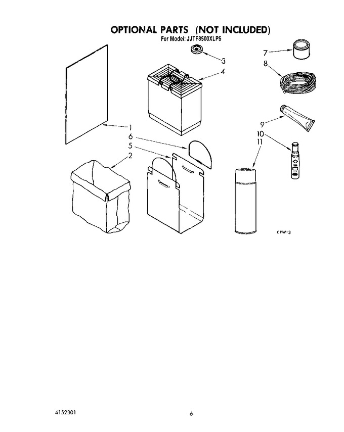 Diagram for JJTF8500XLP5